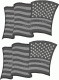 Subdued American Flag Decal Set