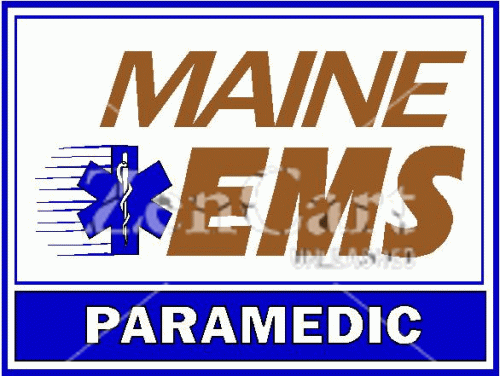 Maine EMS Paramedic Decal