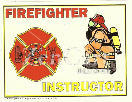 Firefighter Instructor Decal