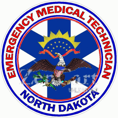 North Dakota EMT Decal