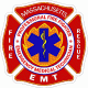 Massachusetts Professional Firefighter EMT Decal