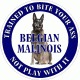 Belgian Malinois Trained To Bite Your Ass Decal