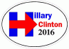 Hillary Clinton 2016 Decal