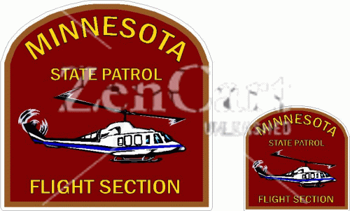 Minnesota State Patrol Flight Section Decal