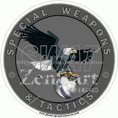SWAT Special Weapons & Tactics Decal