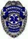 Emergency Medical Services Technician Badge Decal