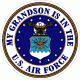 My Grandson Is In The U.S. Air Force Decal