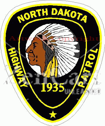 North Dakota Highway Patrol Decal