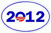 Obama 2012 Presidential Election Democratic Decal