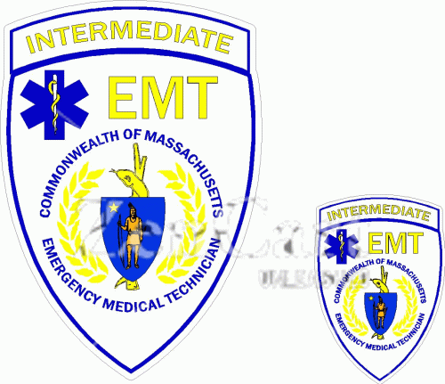 Massachusetts EMT Intermediate Decal