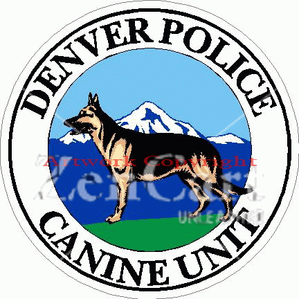 Denver Police Canine Unit Decal