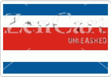 Costa Rica Flag Decal