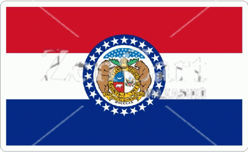 Missouri State Flag Decal
