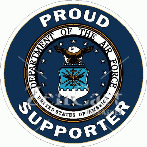 U.S. Air Force Proud Supporter Decal