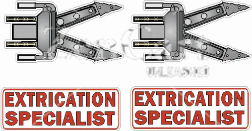 Extrication Specialist Decal Set