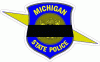 Michigan State Police Black Line Decal