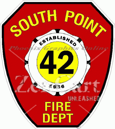 South Point Fire Dept. Sta. 42 Decal