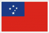 Samoa Flag Decal