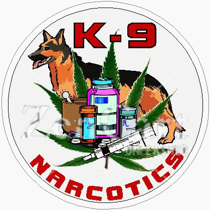K-9 Narcotics Decal