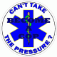 Can't Take The Pressure Be A Cop Decal