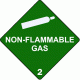 Non-Flammable Gas Decal