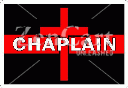 Thin Red Line Chaplain Decal