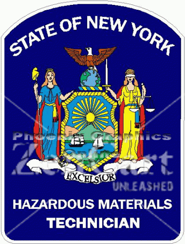 State of New York Hazardous Materials Technician Decal