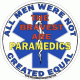 All Men Were Not Created Equal PARAMEDIC Decal
