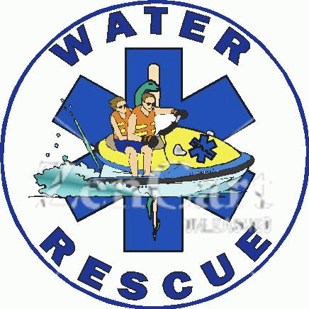 Water Rescue Decal w/ Star Of Life