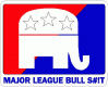 Republican Major League Bull S#!t Decal