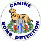 Bomb Detection K-9 Decal