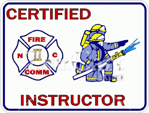 North Carolina Firefighter Certified Instructor Decal