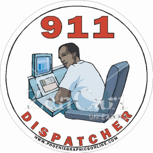 911 Dispatcher Decal