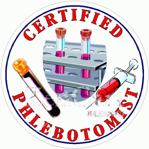 Certified Phlebotomist Decal
