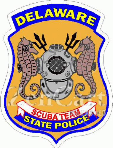 Delaware Stata Police Scuba Team Decal