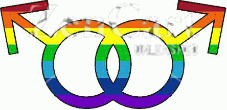 Rainbow Male Symbol