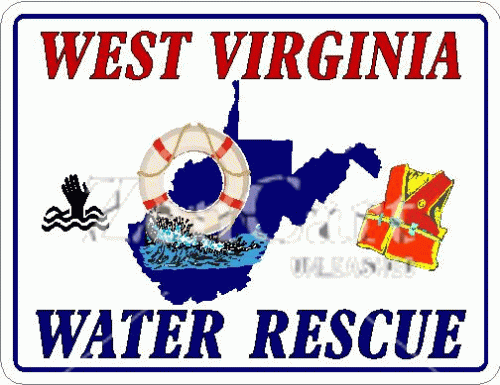 West Virginia Water Rescue Decal