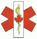 Canadian Star of Life Decal