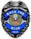 Back The Blue 2015 Badge Decal