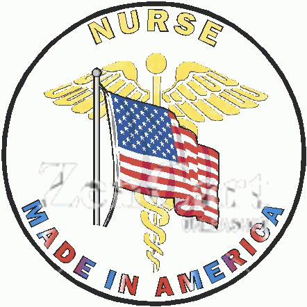 Nurse Made In America Decal