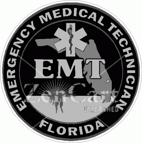 Subdued Florida EMT Decal
