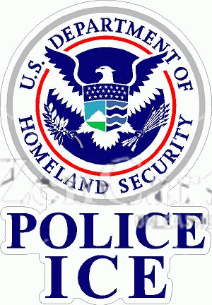 Homeland Security ICE Police Decal