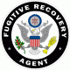 Fugitive Recovery Agent Black Decal