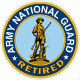Army National Guard Retired Decal
