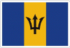 Barbados Flag Decal