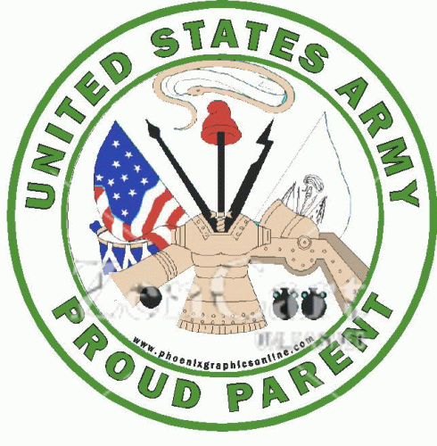 US Army Proud Parent Decal
