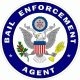 Bail Enforcement Agent Blue Decal