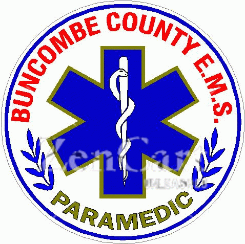 Buncombe County EMS Paramedic Decal