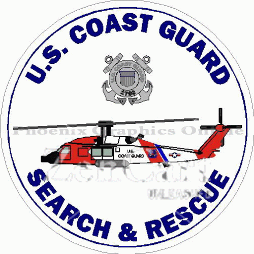 U.S. Coast Guard Search & Rescue Decal