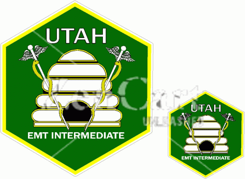 Utah EMT-Intermediate Decal